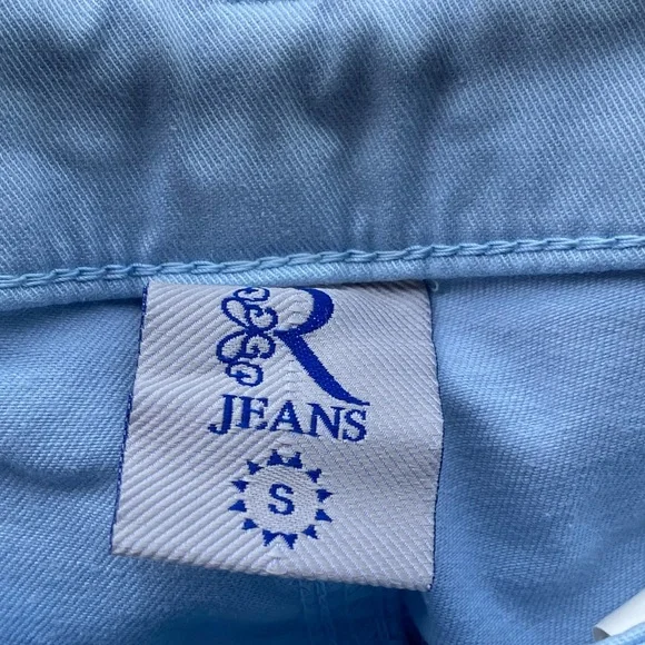 Exclusive Italian-Made Light Blue Designer Pants with Nautical Details - Picture 6 of 9